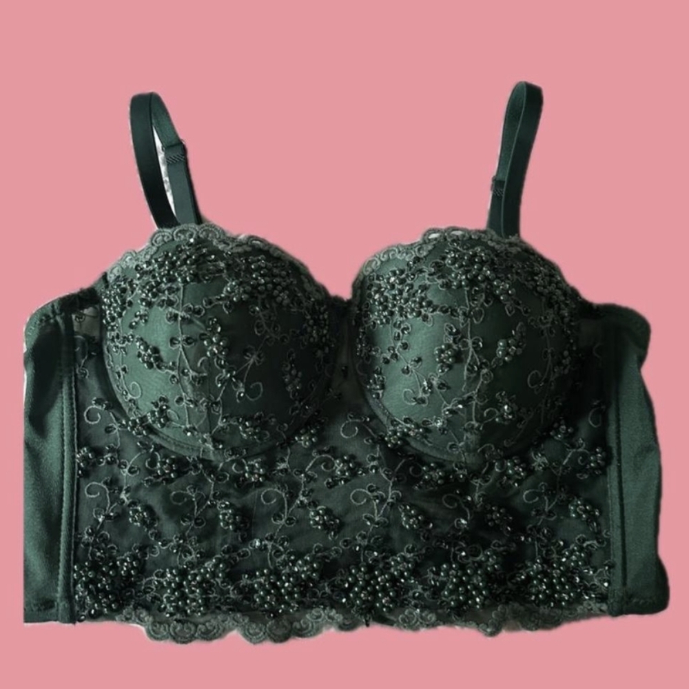 Windsor Green Lace Bra Intimates